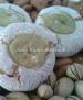 Fiocchi di neve ripieni con crema al pistacchio